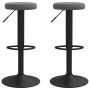 Kitchen stools 2 units dark gray velvet by vidaXL, Kitchen stools - Ref: Foro24-333144, Price: 92,07 €, Discount: %