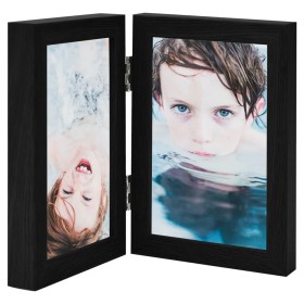 Marco de foto collage plegable negro 2x(21x29,7 cm) de vidaXL, Marcos para fotos - Ref: Foro24-332767, Precio: 19,71 €, Descu...