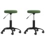 Sillas de comedor 2 unidades terciopelo verde oscuro de vidaXL, Sillas de comedor - Ref: Foro24-333188, Precio: 50,03 €, Desc...