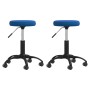 Sillas de comedor 2 unidades terciopelo azul de vidaXL, Sillas de comedor - Ref: Foro24-333189, Precio: 50,03 €, Descuento: %