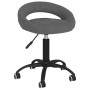 Swivel dining chairs 2 units dark gray velvet by vidaXL, dining chairs - Ref: Foro24-333302, Price: 84,99 €, Discount: %