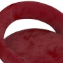 Sillas de comedor giratorias 2 uds terciopelo rojo vino tinto de vidaXL, Sillas de comedor - Ref: Foro24-333307, Precio: 62,4...