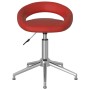 Swivel Dining Chairs 2 Pcs Red Red Synthetic Leather by vidaXL, dining chairs - Ref: Foro24-333325, Price: 91,77 €, Discount: %