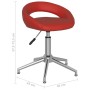 Swivel Dining Chairs 2 Pcs Red Red Synthetic Leather by vidaXL, dining chairs - Ref: Foro24-333325, Price: 91,77 €, Discount: %