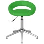 Swivel dining chairs 2 units green synthetic leather by vidaXL, dining chairs - Ref: Foro24-333328, Price: 81,07 €, Discount: %