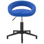 Blue Velvet Swivel Office Chair by vidaXL, Office chairs - Ref: Foro24-333336, Price: 70,99 €, Discount: %