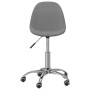 Sillas de comedor giratorias 2 unidades tela gris claro de vidaXL, Sillas de comedor - Ref: Foro24-333413, Precio: 67,45 €, D...