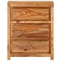 Cómoda de madera maciza de acacia 60x33x75 cm de vidaXL, Cajoneras - Ref: Foro24-338435, Precio: 209,58 €, Descuento: %