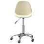 Swivel dining chairs 2 units cream fabric by vidaXL, dining chairs - Ref: Foro24-333415, Price: 72,49 €, Discount: %