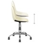 Swivel dining chairs 2 units cream fabric by vidaXL, dining chairs - Ref: Foro24-333415, Price: 72,49 €, Discount: %