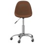 Swivel dining chairs 2 units brown fabric by vidaXL, dining chairs - Ref: Foro24-333416, Price: 81,99 €, Discount: %