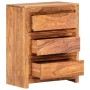 Cómoda de madera maciza de acacia 60x33x75 cm de vidaXL, Cajoneras - Ref: Foro24-338435, Precio: 209,58 €, Descuento: %