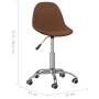 Swivel dining chairs 2 units brown fabric by vidaXL, dining chairs - Ref: Foro24-333416, Price: 81,99 €, Discount: %