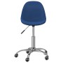 Swivel dining chairs 2 units blue fabric by vidaXL, dining chairs - Ref: Foro24-333417, Price: 81,84 €, Discount: %