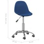 Sillas de comedor giratorias 2 unidades tela azul de vidaXL, Sillas de comedor - Ref: Foro24-333417, Precio: 81,84 €, Descuen...