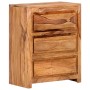 Cómoda de madera maciza de acacia 60x33x75 cm de vidaXL, Cajoneras - Ref: Foro24-338435, Precio: 209,58 €, Descuento: %