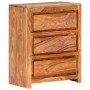 Cómoda de madera maciza de acacia 60x33x75 cm de vidaXL, Cajoneras - Ref: Foro24-338435, Precio: 209,58 €, Descuento: %