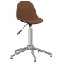 Swivel dining chairs 2 units brown fabric by vidaXL, dining chairs - Ref: Foro24-333442, Price: 87,76 €, Discount: %