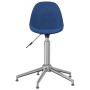 Sillas de comedor giratorias 2 unidades tela azul de vidaXL, Sillas de comedor - Ref: Foro24-333443, Precio: 65,15 €, Descuen...