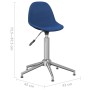 Sillas de comedor giratorias 2 unidades tela azul de vidaXL, Sillas de comedor - Ref: Foro24-333443, Precio: 65,15 €, Descuen...