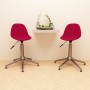 Swivel dining chairs 2 units red wine red fabric by vidaXL, dining chairs - Ref: Foro24-333447, Price: 65,09 €, Discount: %