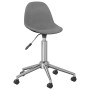 Swivel dining chairs 2 units light gray fabric by vidaXL, dining chairs - Ref: Foro24-333465, Price: 65,00 €, Discount: %