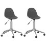 Swivel dining chairs 2 units dark gray fabric by vidaXL, dining chairs - Ref: Foro24-333466, Price: 68,99 €, Discount: %