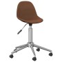 Swivel dining chairs 2 units brown fabric by vidaXL, dining chairs - Ref: Foro24-333468, Price: 89,49 €, Discount: %