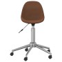 Swivel dining chairs 2 units brown fabric by vidaXL, dining chairs - Ref: Foro24-333468, Price: 89,49 €, Discount: %