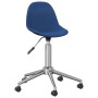 Swivel dining chairs 2 units blue fabric by vidaXL, dining chairs - Ref: Foro24-333469, Price: 68,43 €, Discount: %