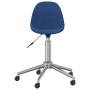 Swivel dining chairs 2 units blue fabric by vidaXL, dining chairs - Ref: Foro24-333469, Price: 68,43 €, Discount: %