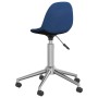 Swivel dining chairs 2 units blue fabric by vidaXL, dining chairs - Ref: Foro24-333469, Price: 68,43 €, Discount: %