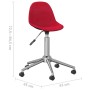 Swivel dining chairs 2 units red wine red fabric by vidaXL, dining chairs - Ref: Foro24-333473, Price: 68,43 €, Discount: %