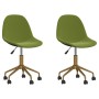 Swivel dining chairs 2 units light green velvet by vidaXL, dining chairs - Ref: Foro24-333497, Price: 101,99 €, Discount: %