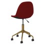 Swivel dining chairs 2 units red velvet by vidaXL, dining chairs - Ref: Foro24-333501, Price: 83,99 €, Discount: %