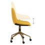 Sillas de comedor giratorias 2 uds terciopelo amarillo mostaza de vidaXL, Sillas de comedor - Ref: Foro24-333502, Precio: 83,...