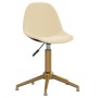 Cream Velvet Swivel Dining Chair by vidaXL, dining chairs - Ref: Foro24-333505, Price: 81,99 €, Discount: %