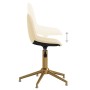 Cream Velvet Swivel Dining Chair by vidaXL, dining chairs - Ref: Foro24-333505, Price: 81,99 €, Discount: %