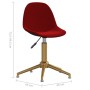 Swivel dining chairs 2 units red velvet by vidaXL, dining chairs - Ref: Foro24-333523, Price: 77,99 €, Discount: %