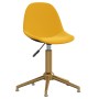 Swivel dining chairs 2 pcs mustard yellow velvet by vidaXL, dining chairs - Ref: Foro24-333524, Price: 87,75 €, Discount: %