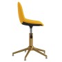 Swivel dining chairs 2 pcs mustard yellow velvet by vidaXL, dining chairs - Ref: Foro24-333524, Price: 87,75 €, Discount: %