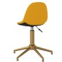 Swivel dining chairs 2 pcs mustard yellow velvet by vidaXL, dining chairs - Ref: Foro24-333524, Price: 87,75 €, Discount: %