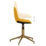 Swivel dining chairs 2 pcs mustard yellow velvet by vidaXL, dining chairs - Ref: Foro24-333524, Price: 87,75 €, Discount: %