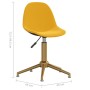 Swivel dining chairs 2 pcs mustard yellow velvet by vidaXL, dining chairs - Ref: Foro24-333524, Price: 87,75 €, Discount: %