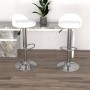 Kitchen stools 2 units white synthetic leather by vidaXL, Kitchen stools - Ref: Foro24-333555, Price: 109,99 €, Discount: %