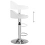 Kitchen stools 2 units white synthetic leather by vidaXL, Kitchen stools - Ref: Foro24-333555, Price: 109,99 €, Discount: %