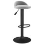 Light Gray Velvet Kitchen Stool by vidaXL, Kitchen stools - Ref: Foro24-333590, Price: 66,43 €, Discount: %