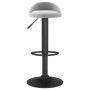 Light Gray Velvet Kitchen Stool by vidaXL, Kitchen stools - Ref: Foro24-333590, Price: 66,43 €, Discount: %