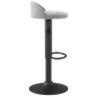 Light Gray Velvet Kitchen Stool by vidaXL, Kitchen stools - Ref: Foro24-333590, Price: 66,43 €, Discount: %