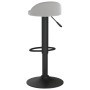 Light Gray Velvet Kitchen Stool by vidaXL, Kitchen stools - Ref: Foro24-333590, Price: 66,43 €, Discount: %